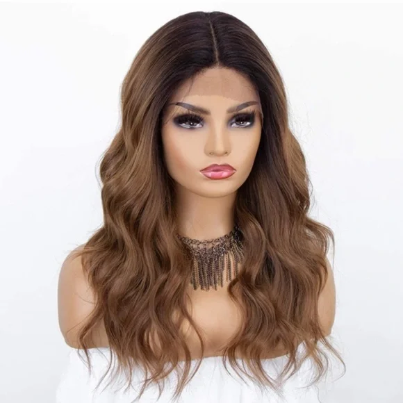 16inch Brown Lace Front Wig